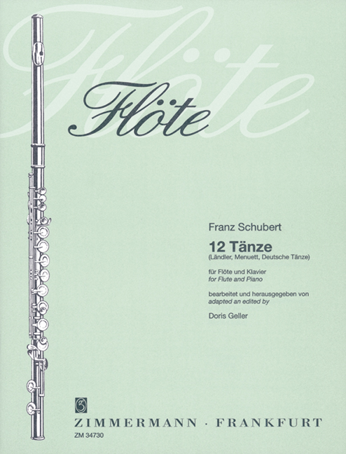 12 Tänze für Flöte und Klavier    