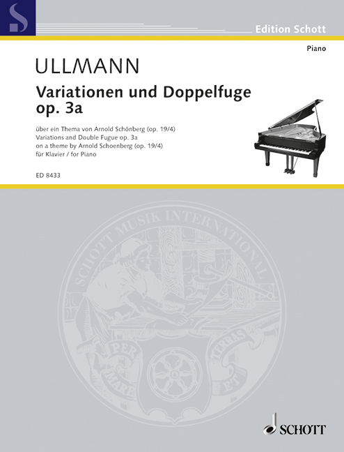 Variationen und Doppelfuge op. 3a  für Klavier  