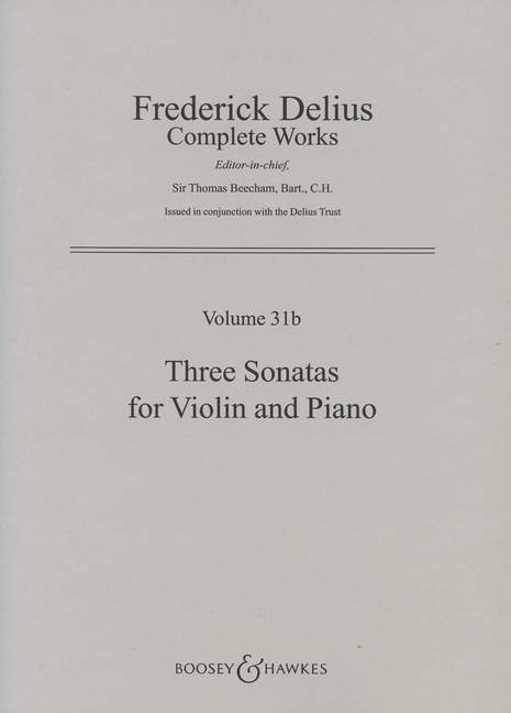Drei Sonaten Band 31b  für Violine und Klavier  