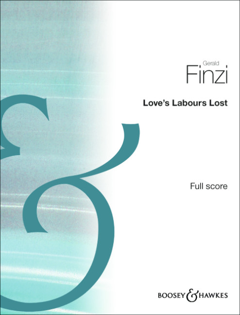 Love's labours lost op.28  für kleines Orchester  Partitur