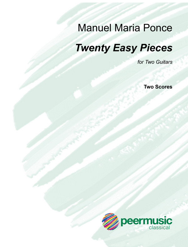 20 easy pieces  for 2 guitars  2 scores
