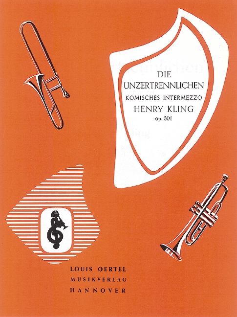 Die Unzertrennlichen op.501  für Trompete, Posaune und Klavier  