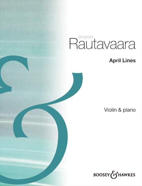 April Lines  für Violine und Klavier  