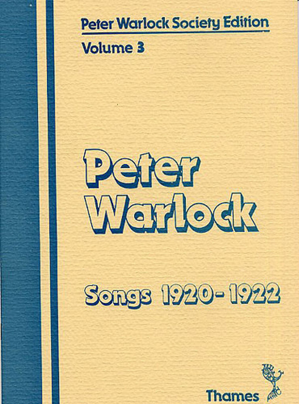 Songs 1920 - 1922  for voice and piano (old edition 1984)  