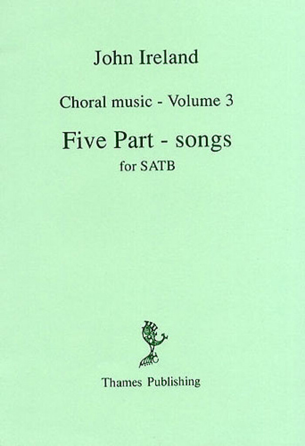 Five-Part Songs vol.3 for mixed chorus  a cappella  score