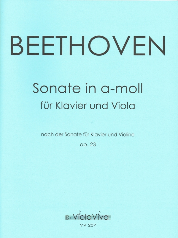 Sonate a-Moll op.23 für Violine und Klavier  für Viola und Klavier  
