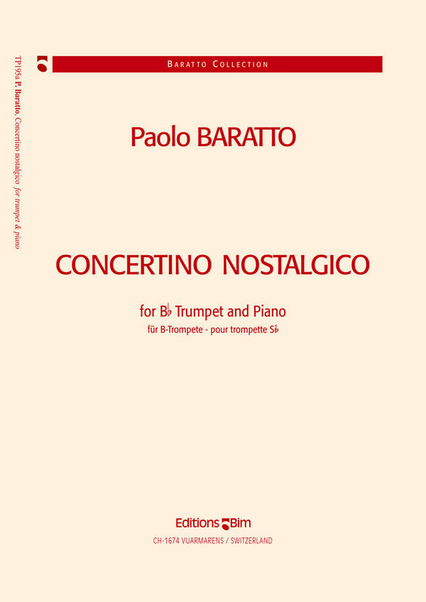 Concertino nostalgico for trumpet and piano    