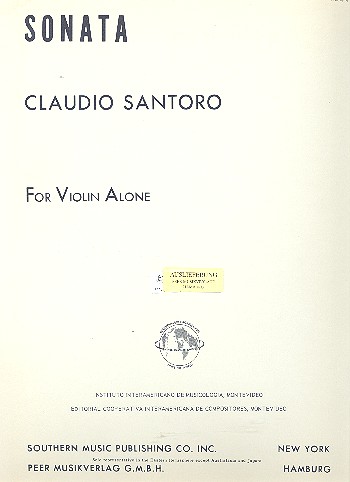 Sonata  for violin solo  