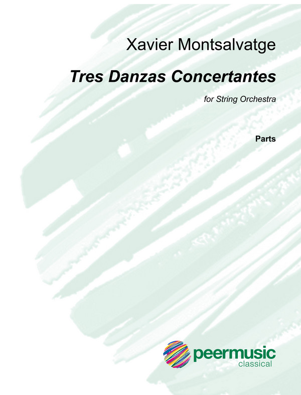 3 danzas concertantes  for string orchestra  set of parts (3-3-2-2-1)