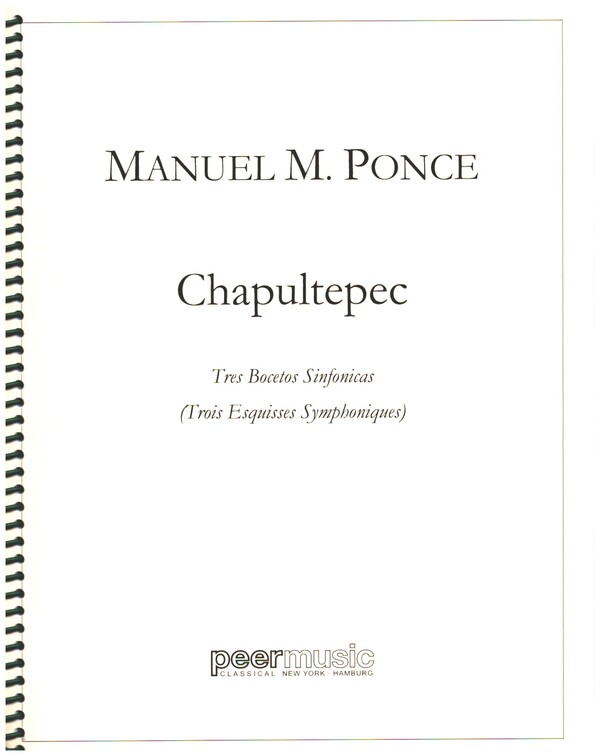 Chapultepec  für Orchester  Partitur