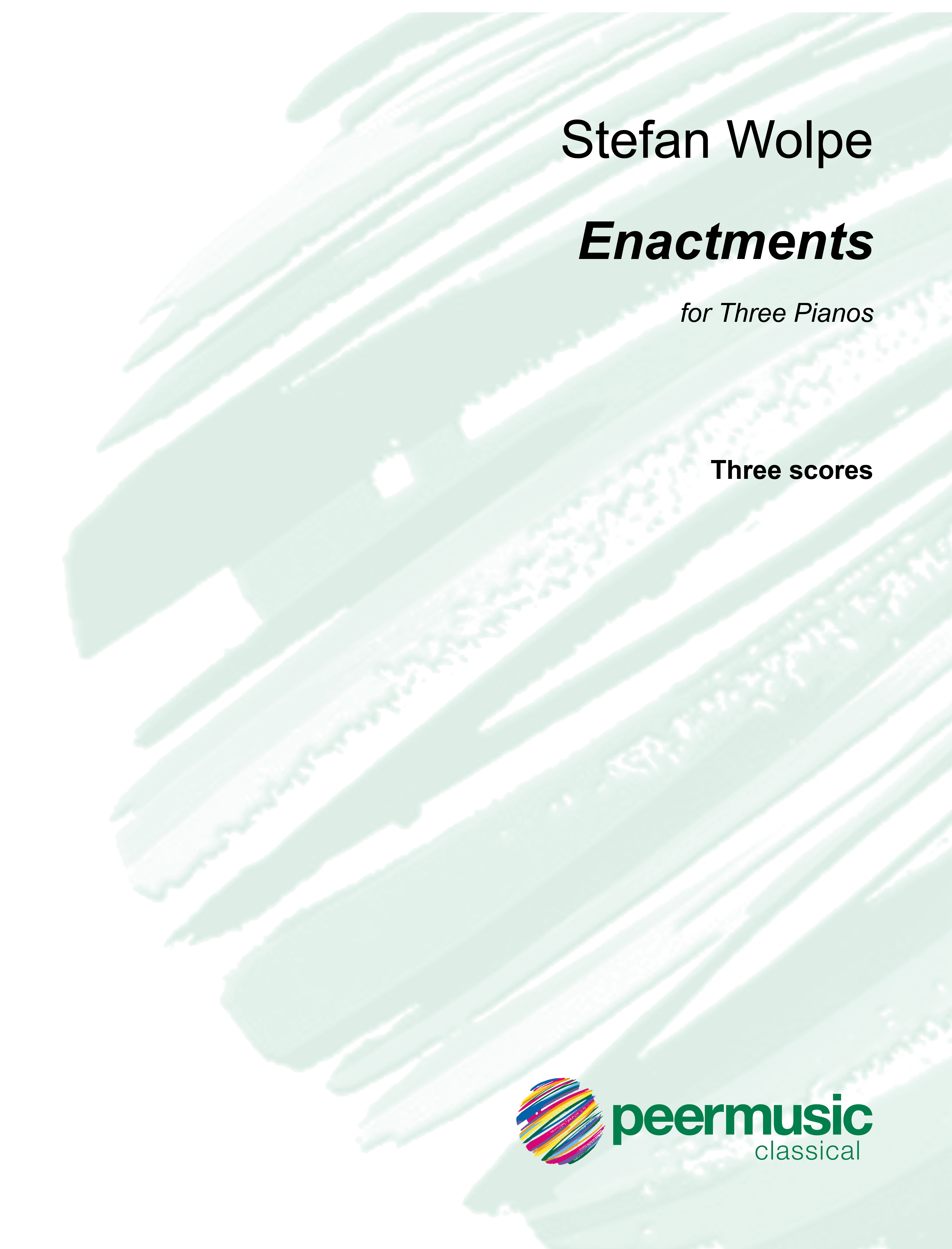 Enactments  for 3 pianos  3 scores