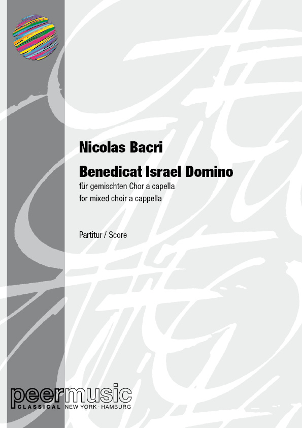 Benedicat Israel Domino  for mixed chorus a cappella  score