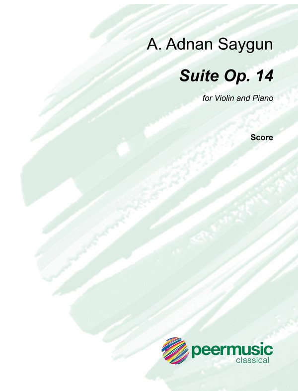 Suite op.14  for orchestra  score