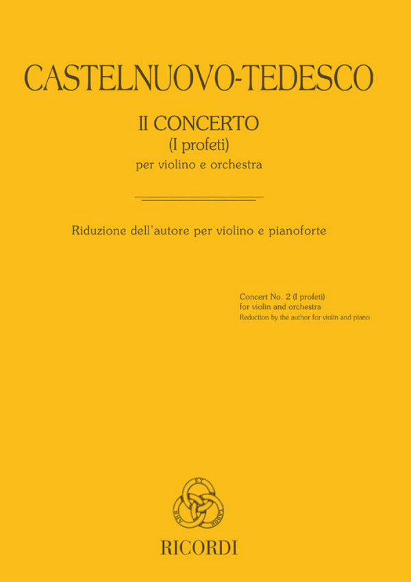Konzert Nr.2 für Violine und Orchster  für Violine und Klavier  