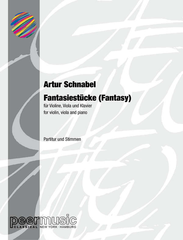 Fantasiestücke (Fantasy)  für Violine, Viola und Klavier  Partitur und Stimmen
