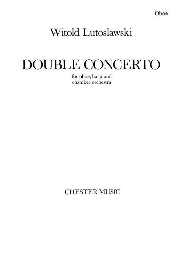 CH55410-02 Double Concerto  for oboe, harp and orchestra  oboe solo part