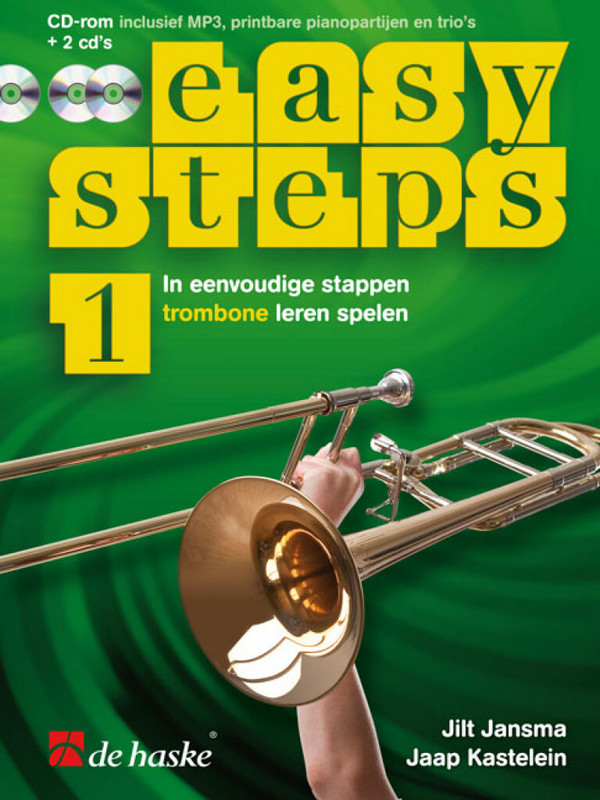 Easy Steps vol.1 (+CD-ROM +2CD's)  voor trombone (nl)  