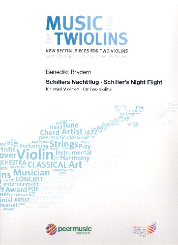 Schillers Nachtflug  für 2 Violinen  Partitur und Stimmen