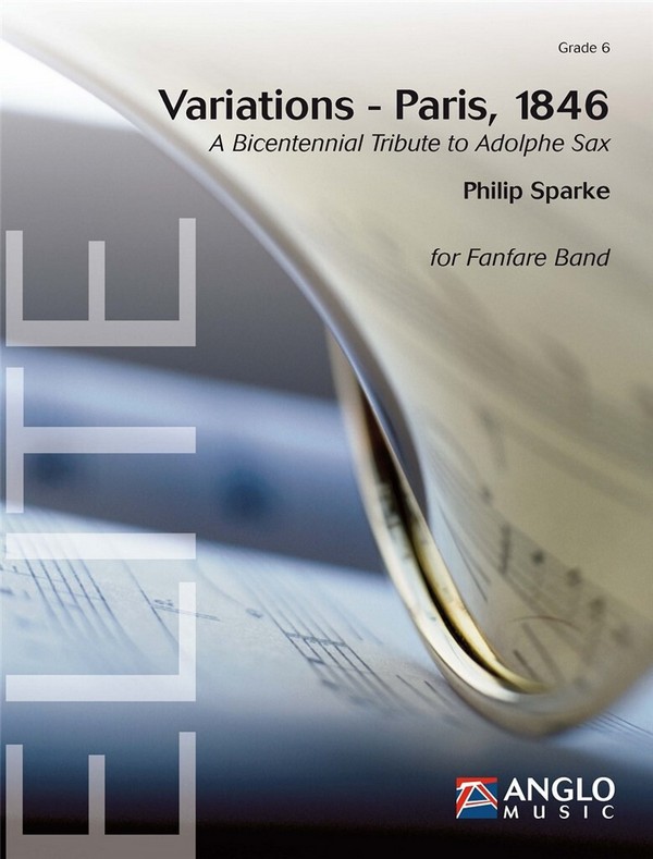 AMP423-020 Variations Paris 1846  for fanfare band  score and parts