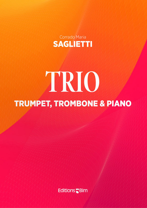 Trio  for trumpet, trombone and piano  score and parts
