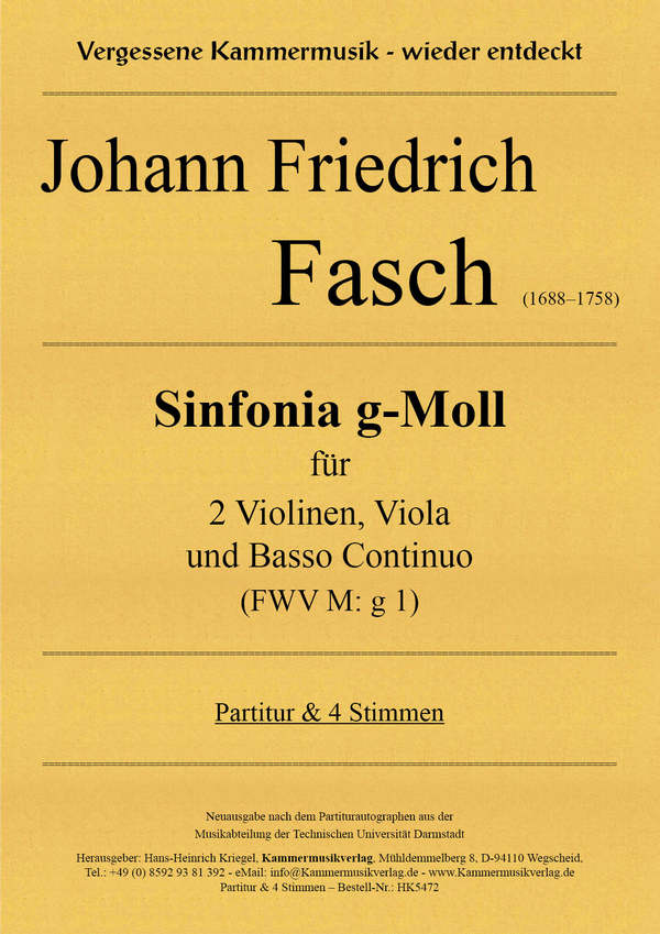 Sinfonia g-Moll FWV M:g1
