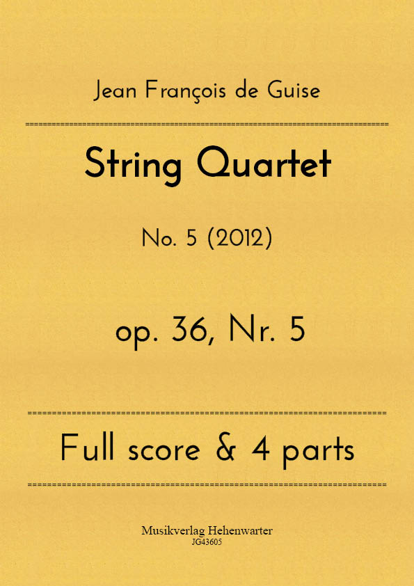 String Quartet op.36 Nr.5
