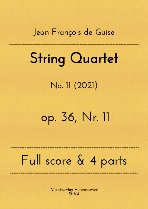 String Quartet op.36 Nr.11