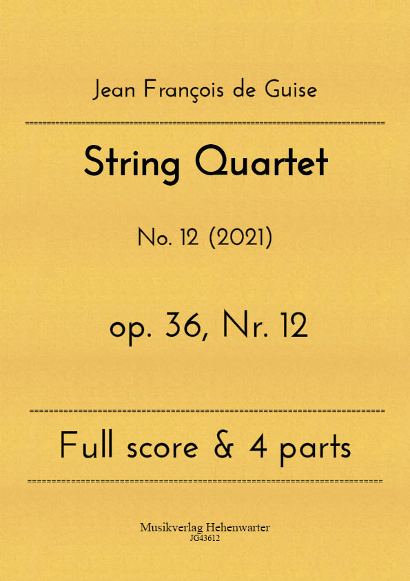 String Quartet op.36 Nr.12