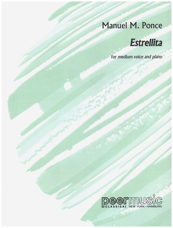 Estrellita  for medium voice and piano  