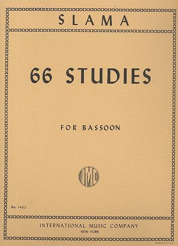 66 Studies in all Keys  for bassoon  