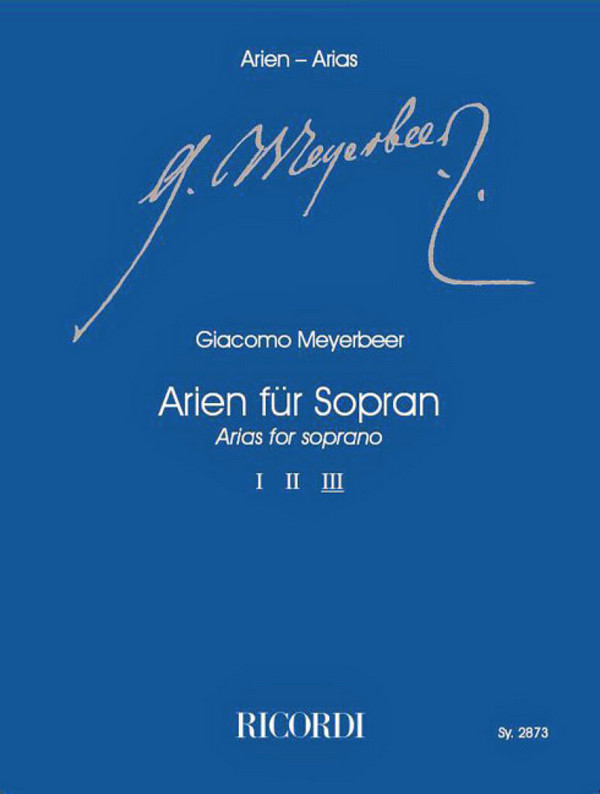 Arien für Sopran Band 3 für Sopran  und Klavier  