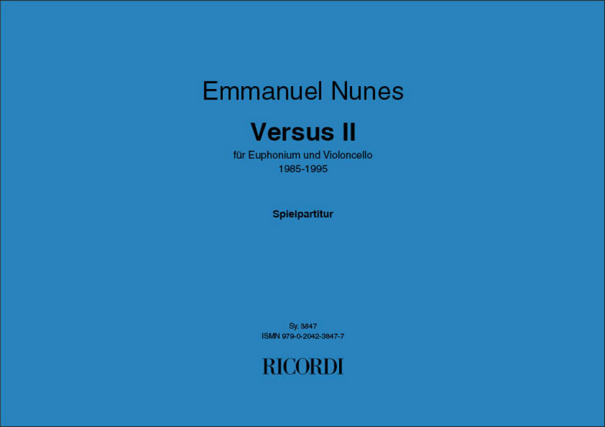 Versus Nr.2 für Euphonium und Violoncello