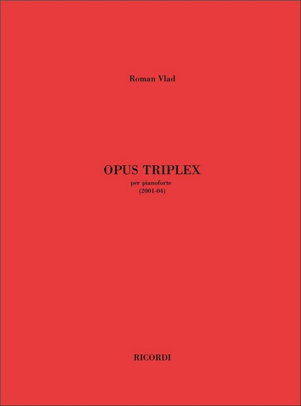 Opus Triplex  per pianoforte  