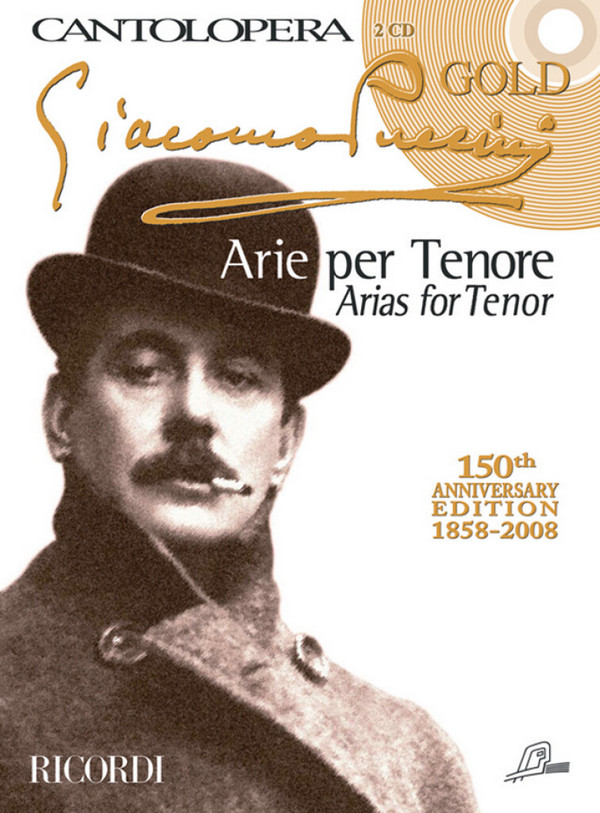 Arias for Tenor (+2 CD's) for tenor  and piano  