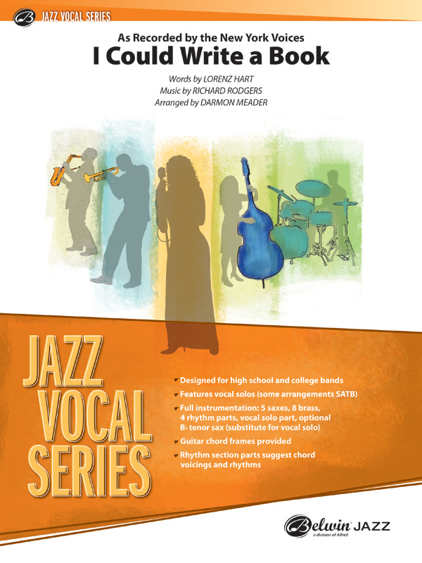 I could write a book:  for vocal jazz band  score and parts