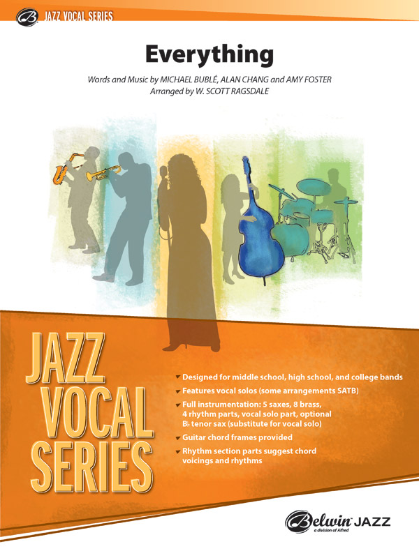 Everything  for voice and jazz band  score and parts