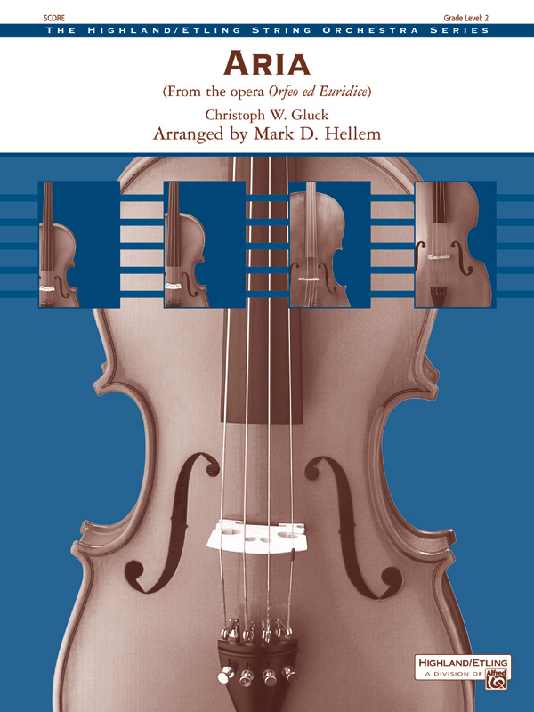 Aria from Orfeo ed Euridice  for string orchestra  score and parts (8-8-5-5-5)