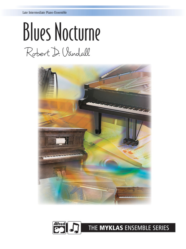 Blues Nocturne  for 2 pianos 4 hands  2 scores