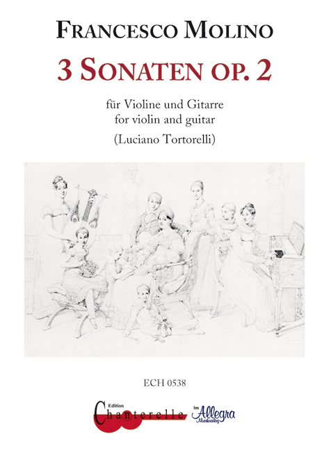 3 Sonaten op.2  für Violine und Gitarre  