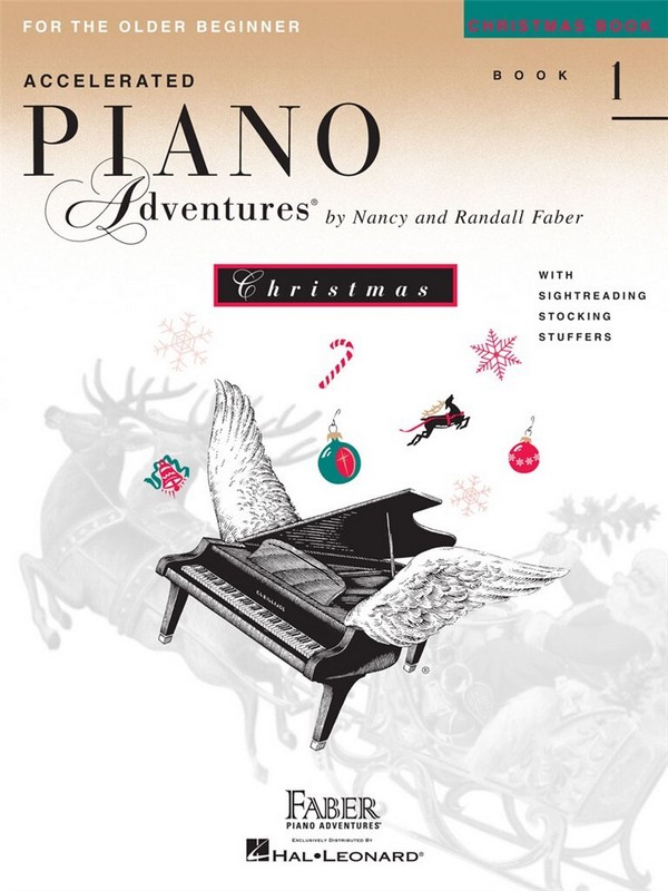 Accelerated Piano Adventures For The Older Beginner - Christmas Book  Piano  Instrumental Album