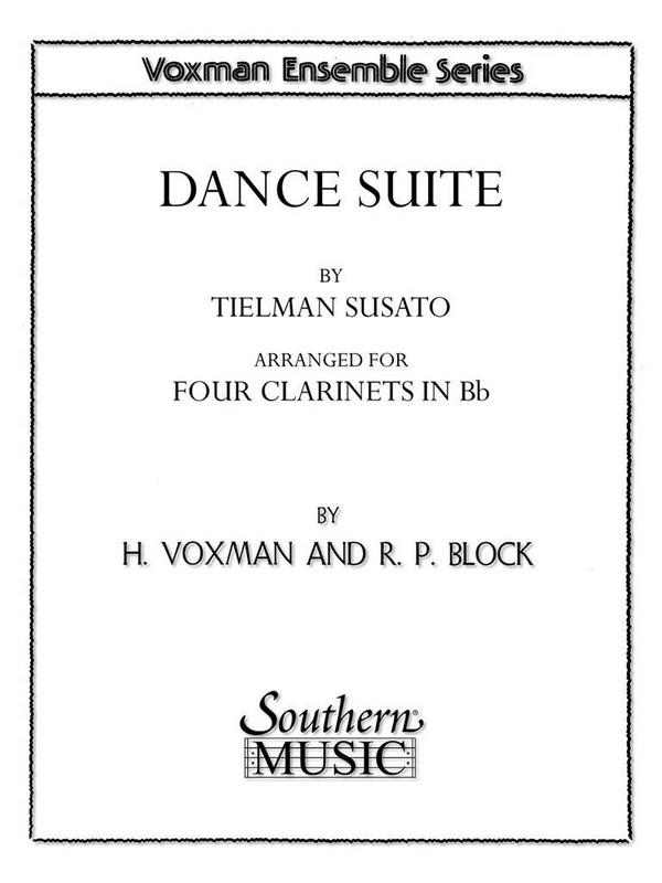Dance Suite  for 4 clarinets  score