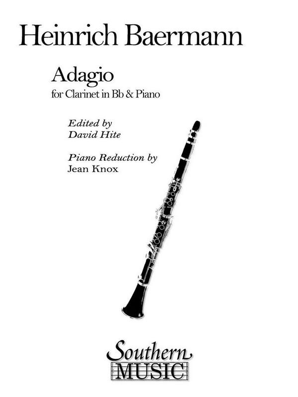 Adagio  for clarinet and piano  