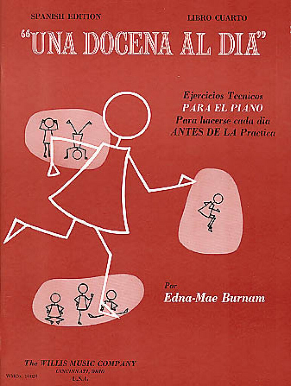 A Dozen a Day Book 4 - Spanish Edition  Klavier  Buch