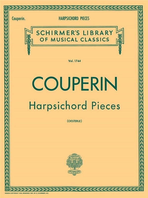 Harpsichord Pieces  for harpsichord  