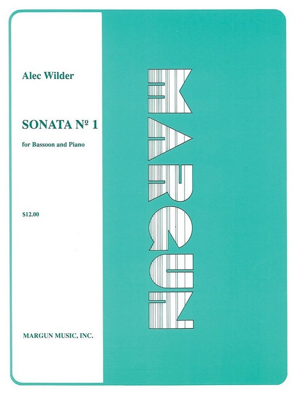 Sonata No 1 for Bassoon and Piano  Fagott und Klavier  Partitur + Stimmen