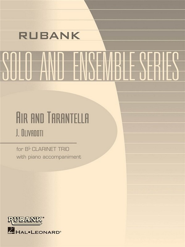 Air and Tarantella  Clarinet  Buch