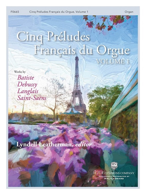 Cinq Preludes Francais pour Orgue  Orgel  Buch
