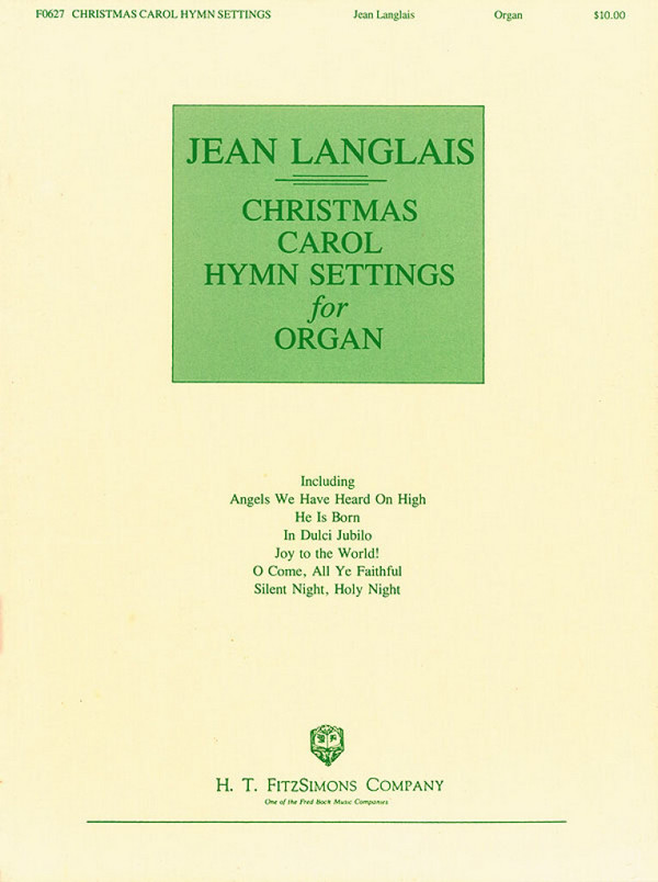 Christmas Carol Hymn Settings for Organ  Orgel  Buch