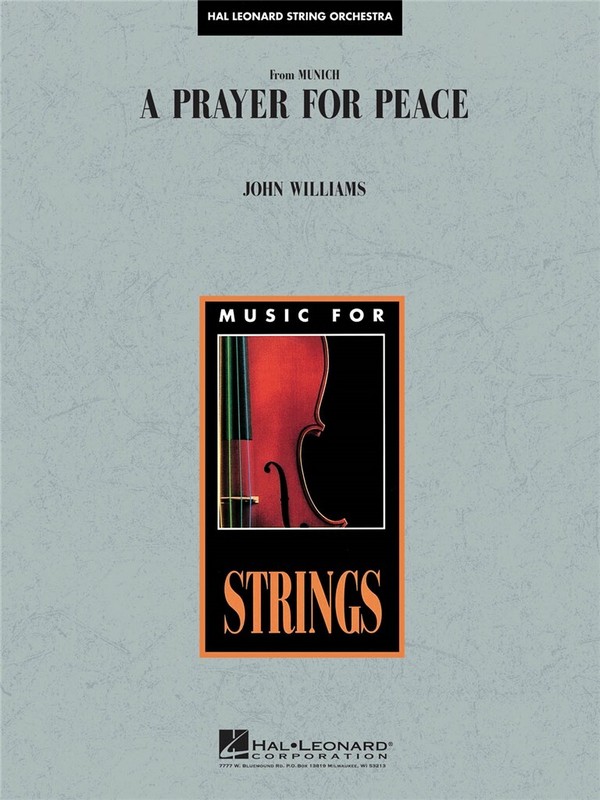 A Prayer for Peace  for string orchestra  score and parts (8-8-4--4-4)