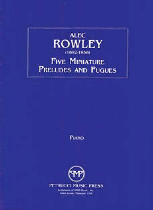5 Miniature Preludes and Fugues  for piano   